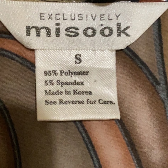 EXCLUSIVELY Misook Abstract Paillette Sequin Full Zip Jacket Shiny Women Size S - Picture 6 of 7